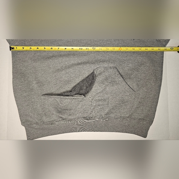 [JANSPORT] Gray Red River Hoodie Navy Blue Font《M》Vintage 2003 - Picture 6 of 11